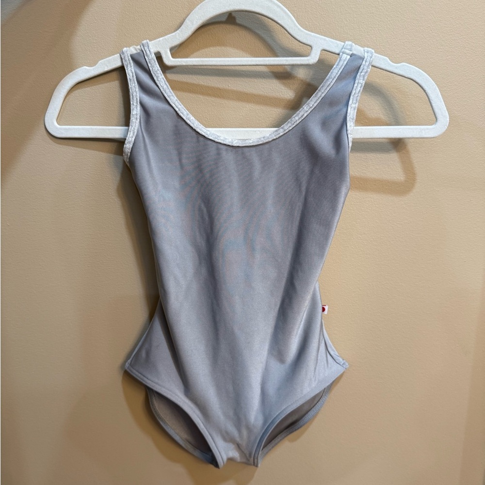 Gray Veronique Yumiko Ballet Leotard